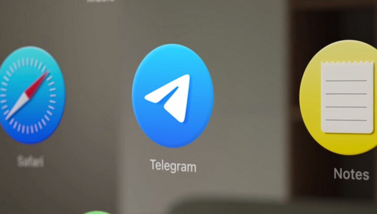 Apple Vision Pro’da Telegram işte bu türlü gözükecek!