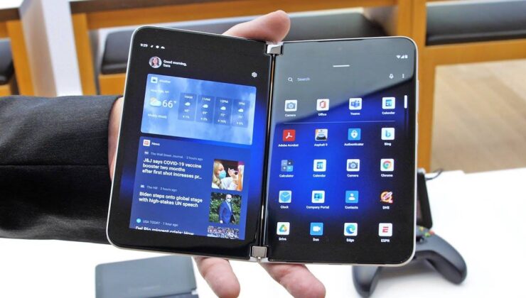 Microsoft’tan Windows ve Android’li katlanabilir telefon sürprizi!