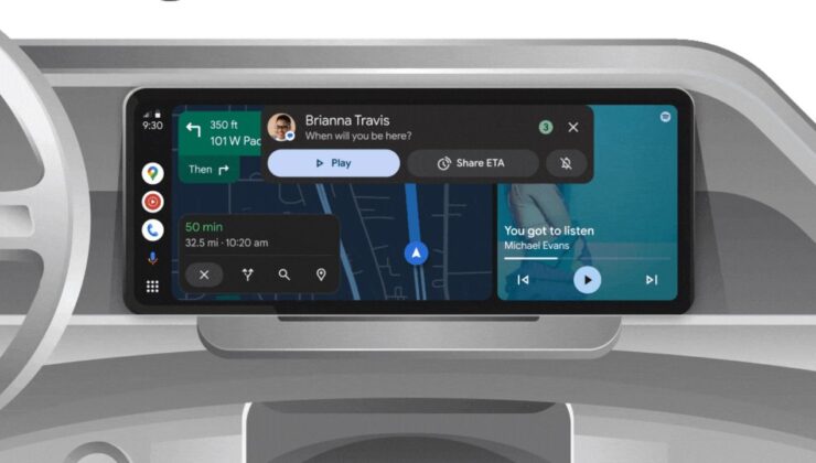 Google Haritalar Android Auto için Güncelleme Yayınladı