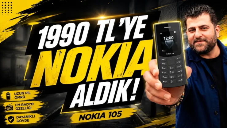 BİM’de Satılan Tuşlu Asker Telefonunu Aldık – Nokia 105 İncelemesi