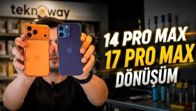 iPhone 14 Pro Max’i iPhone 17 Pro Max’e Dönüştürdük!