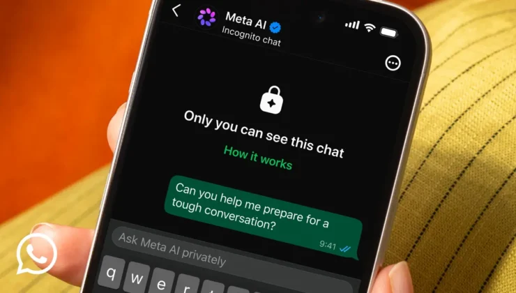 WhatsApp Meta AI için Incognito Sohbet Özelliğini Duyurdu